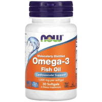 Витамины и минералы Now Foods Omega-3 733739016492  30 капсул
