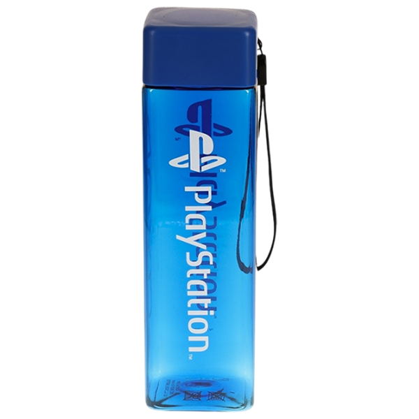 Sticlă pentru apă Fan Paladone Playstation Shaped Blue 0.5l photo 1