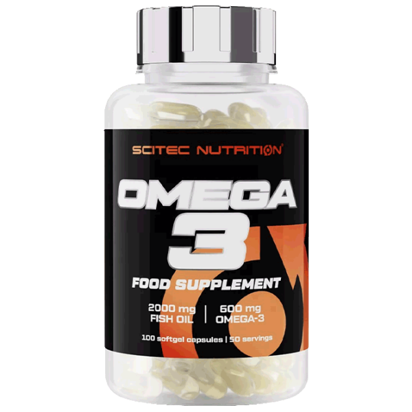 Vitamine și minerale Scitec Nutrition OMEGA 3 728633101214  100 capsule photo 1
