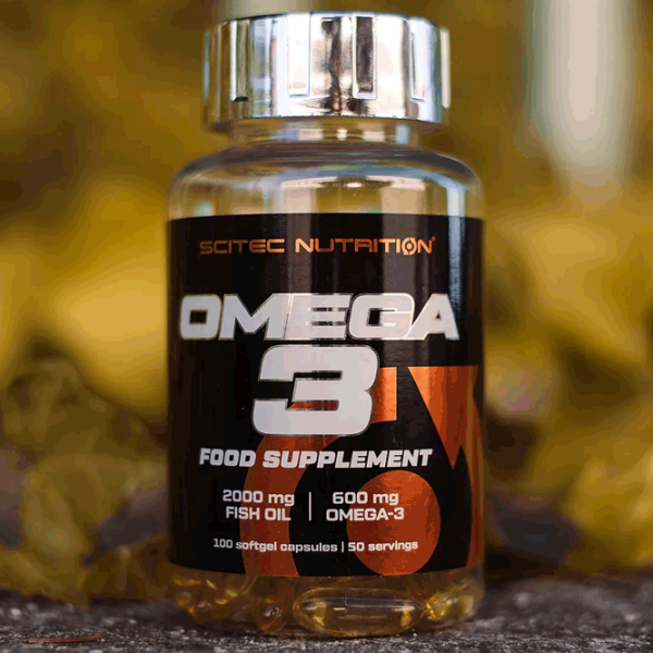 Vitamine și minerale Scitec Nutrition OMEGA 3 728633101214  100 capsule photo 2