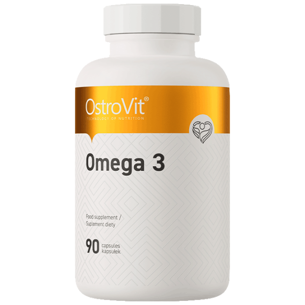 Витамины и минералы OstroVit OMEGA 3 5902232611045  90 капсул photo 1