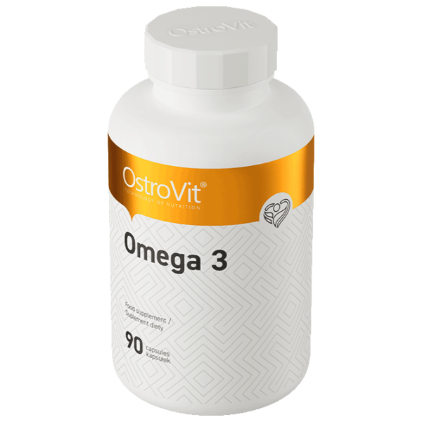 Витамины и минералы OstroVit OMEGA 3 5902232611045  90 капсул photo 2