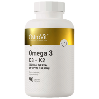Vitamine și minerale OstroVit Omega 3 D3+K2 5903246220308  90 capsule