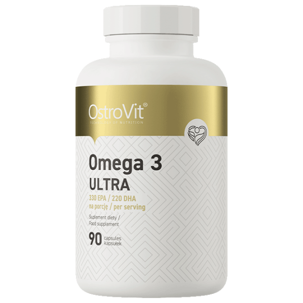 Vitamine și minerale OstroVit Omega 3 ULTRA 5902232619041  90 capsule photo 1