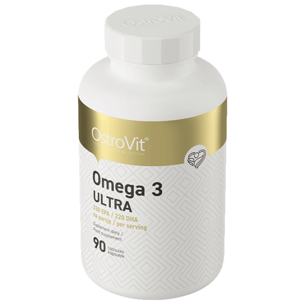 Vitamine și minerale OstroVit Omega 3 ULTRA 5902232619041  90 capsule photo 2