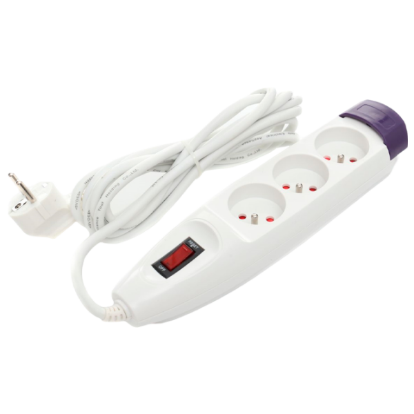 Удлинитель Kraft&Dele Professional KD4011 3 м Белый  photo 1