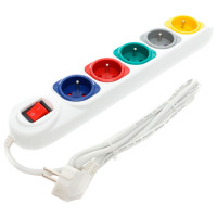 Удлинитель Kraft&Dele KD4008 1.5 м Белый 