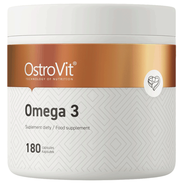 Vitamine și minerale OstroVit OMEGA 3 5902232613124  180 capsule photo 1