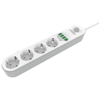 Удлинитель Kraft&Dele KD4030 2 м Белый 