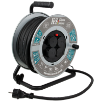 Удлинитель на катушке Könner & Söhnen KSCRM-30M 30 м Серый 