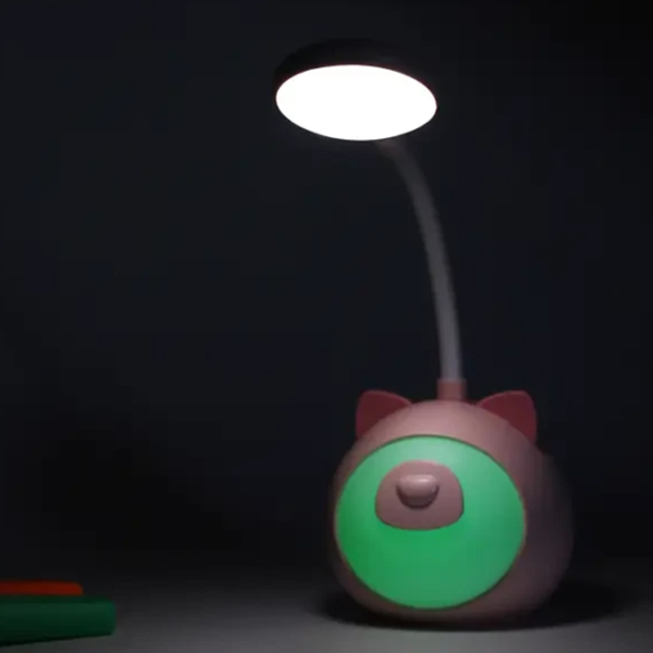 Lampă de noapte Cute Pet Cartoon Pig Pink Acumulator photo 6