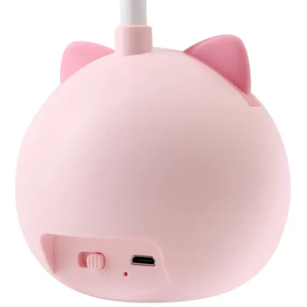 Lampă de noapte Cute Pet Cartoon Pig Pink Acumulator photo 9