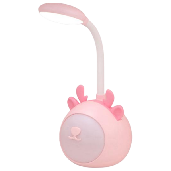 Lampă de noapte Cute Pet Cartoon Deer Pink Acumulator photo 1