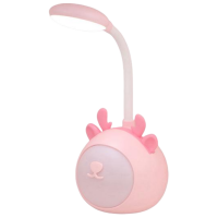Lampă de noapte Cute Pet Cartoon Deer Pink Acumulator