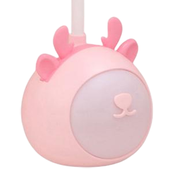 Lampă de noapte Cute Pet Cartoon Deer Pink Acumulator photo 2