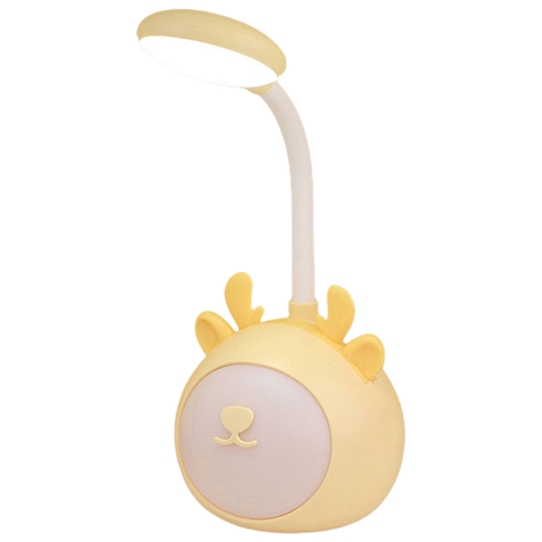 Lampă de noapte Cute Pet Cartoon Deer Yellow Acumulator photo 1