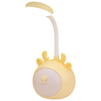 Lampă de noapte Cute Pet Cartoon Deer Yellow Acumulator
