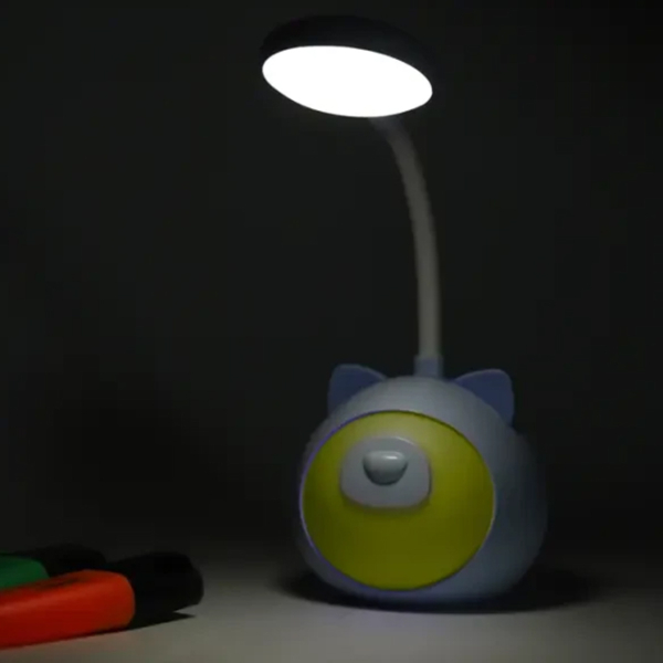 Lampă de noapte Cute Pet Cartoon Cat Blue Acumulator photo 3