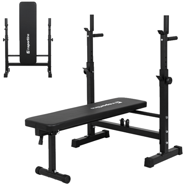 Bancă fitness Insportline Hero B30 Black Antrenamente de forță photo 1