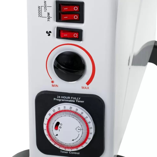 Конвектор Mesko MS-7741 Белый 20 м², 2000 Вт, Механическое, Напольная photo 3