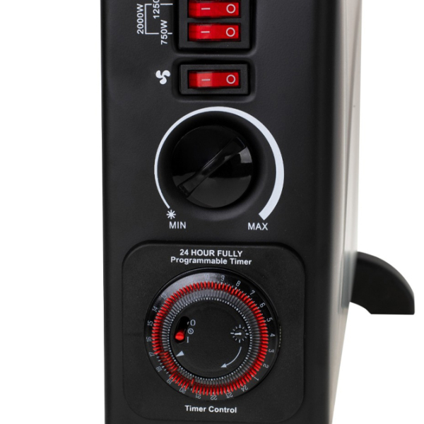 Конвектор Mesko MS-7741 Черный 20 м², 2000 Вт, Механическое, Напольная photo 4