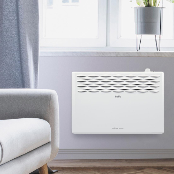 Convector Ballu BEC/ETMR-1500 White 20 m², 1500 W, Mecanic, Pe podea photo 7