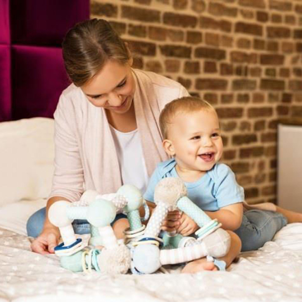 Joc educativ BabyOno MINT PYRAMID Jucărie Moale, 1+ photo 3