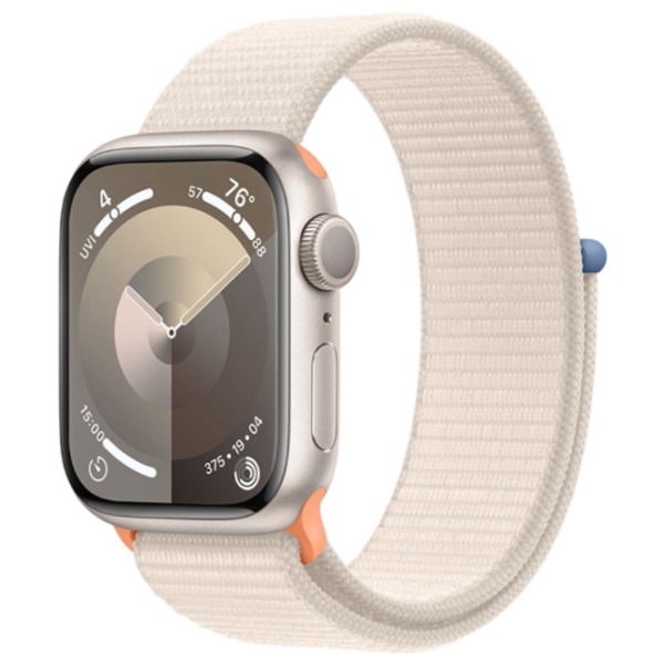 Ceas inteligent Apple Watch Series 9 Starlight  | 45 mm | Aluminiu/Textil
| MR983QR/A photo 1