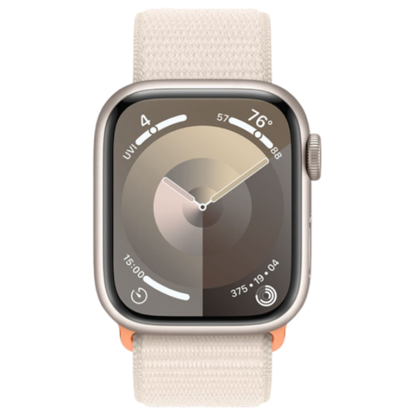 Ceas inteligent Apple Watch Series 9 Starlight  | 45 mm | Aluminiu/Textil
| MR983QR/A photo 2