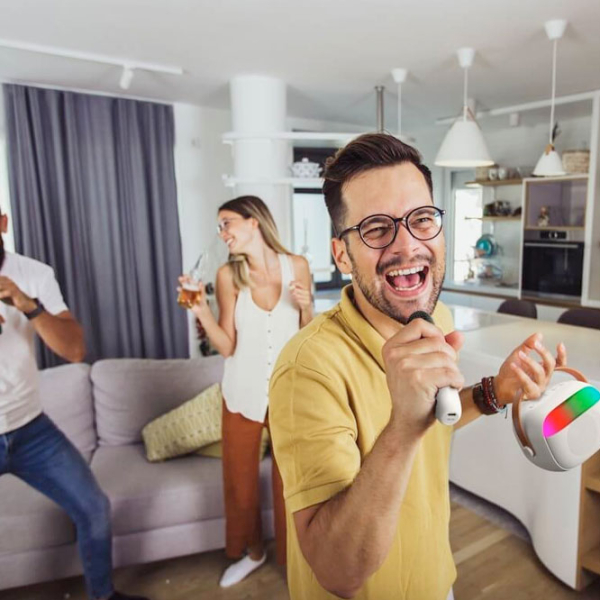 Микрофон Cellularline Karaoke Mini Белый  photo 8