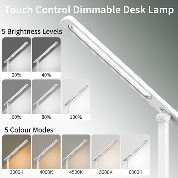 Lampă de masă Desk lamp PH135 White Rețea photo 6