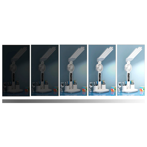 Настольная лампа Desk lamp Four-Headed Multifunction Foldable 3 in 1 Белый От сети photo 5