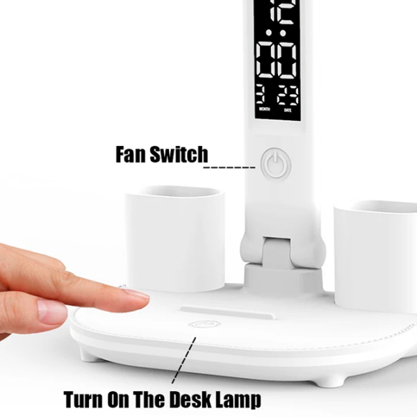 Настольная лампа Desk lamp Four-Headed Multifunction Foldable 3 in 1 Белый От сети photo 9