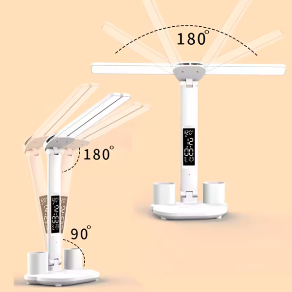 Настольная лампа Desk lamp Double-Headed Multifunction Foldable Белый От сети photo 7