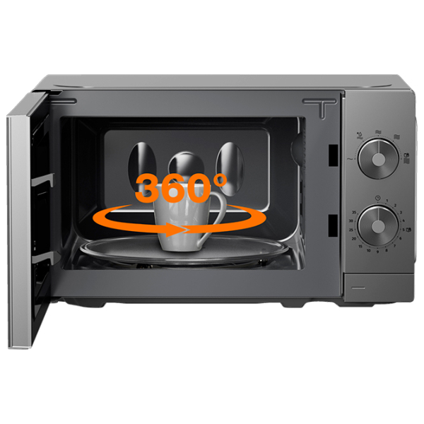 Cuptor cu microunde Gorenje MO20E1T4 Silver , 20l, 700 W photo 3