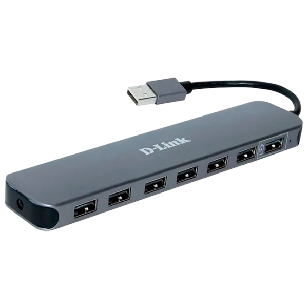 Адаптер Hub D-Link DUB-1370/B2A Серый USB Type-A photo 1