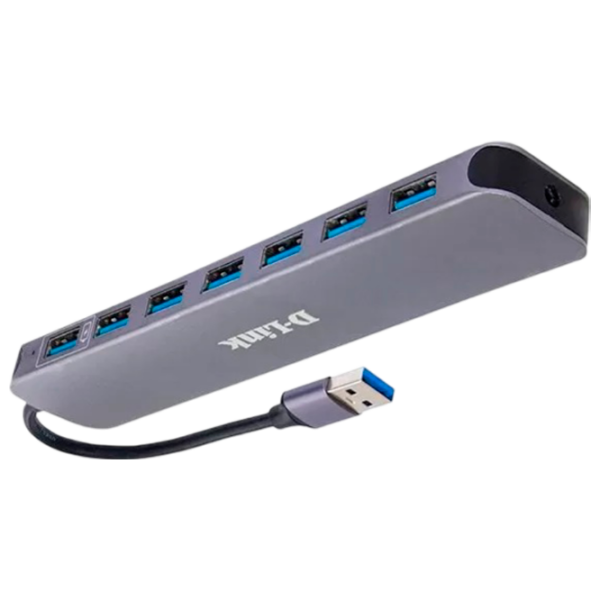 Адаптер Hub D-Link DUB-1370/B1A Серый USB Type-A photo 2