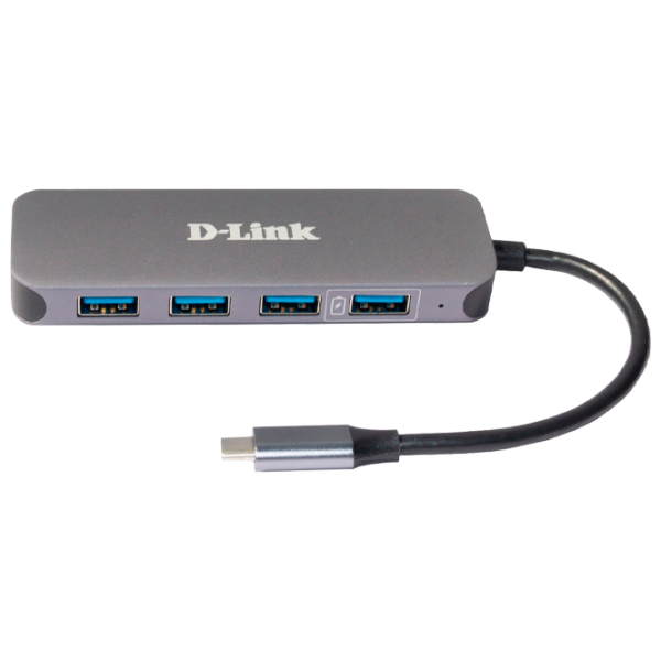 Адаптер Hub D-Link DUB-2340/A1A Серый USB Type-C photo 2