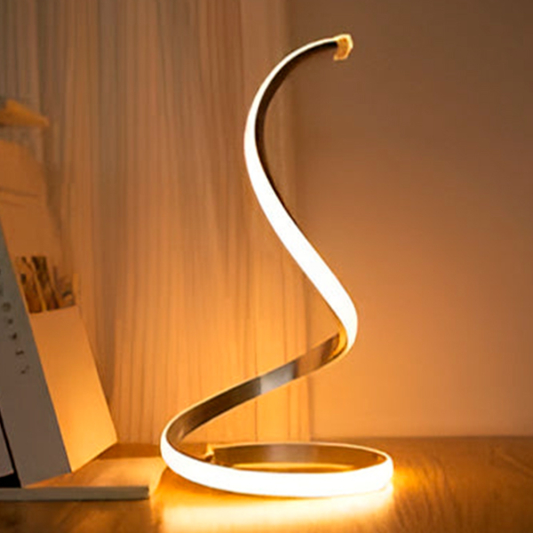 Lampă de masă Desk lamp JH-6001 Silver/Blue Rețea photo 2