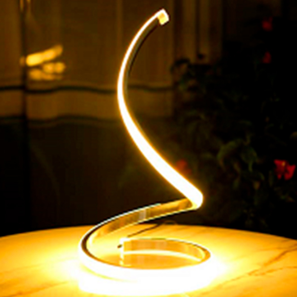 Lampă de masă Desk lamp JH-6001 Silver/Blue Rețea photo 4