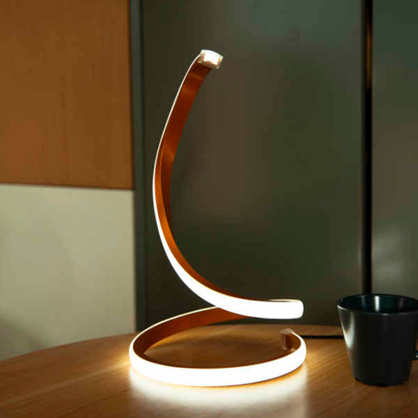 Lampă de masă Desk lamp JH-6001 Silver/Blue Rețea photo 7