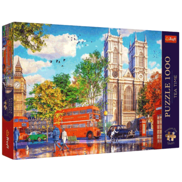 Puzzle Trefl Tea Time: View of London (5900511108057) Numărul de piese: 1000, Vârsta recomandată: 12+ photo 1