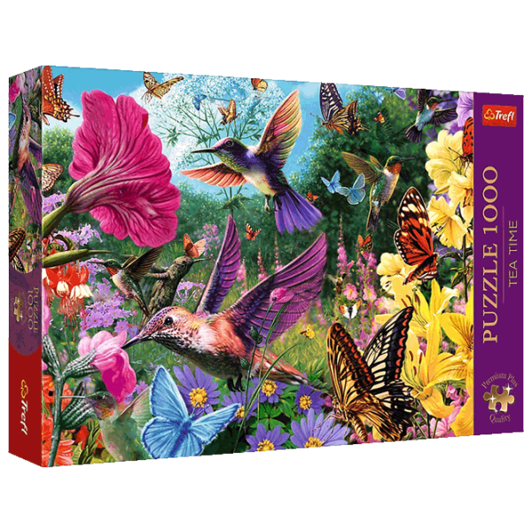 Puzzle Trefl Tea Time: The Hummingbird Garden (5900511108064) Numărul de piese: 1000, Vârsta recomandată: 12+ photo 1