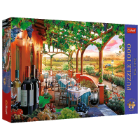 Puzzle Trefl Tea Time: The Italian Vineyard (5900511108071) Numărul de piese: 1000, Vârsta recomandată: 12+