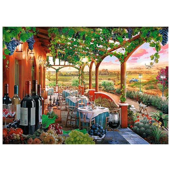 Puzzle Trefl Tea Time: The Italian Vineyard (5900511108071) Numărul de piese: 1000, Vârsta recomandată: 12+ photo 2