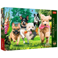 Puzzle Trefl Here Comes Trouble! (5900511108002) Numărul de piese: 1000, Vârsta recomandată: 12+