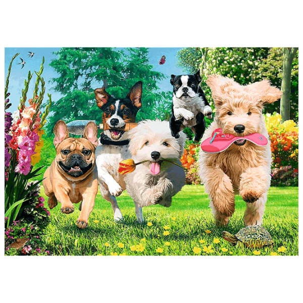 Puzzle Trefl Here Comes Trouble! (5900511108002) Numărul de piese: 1000, Vârsta recomandată: 12+ photo 2