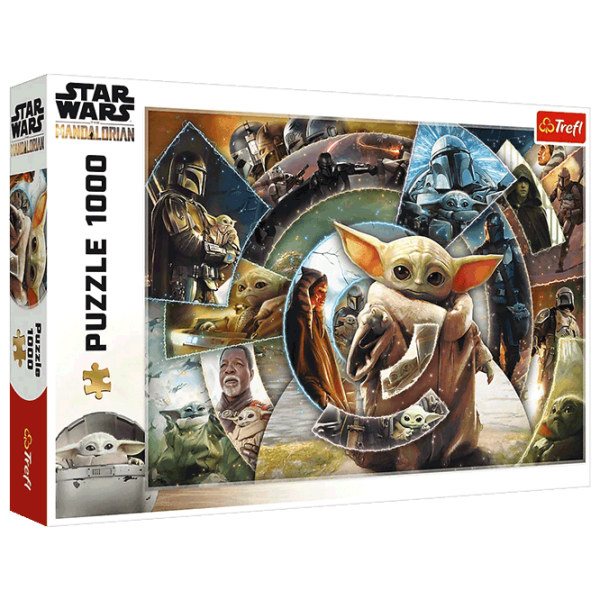 Puzzle Trefl The journey of Grogu (5900511109061) Numărul de piese: 1000, Vârsta recomandată: 12+ photo 1