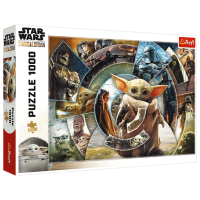 Puzzle Trefl The journey of Grogu (5900511109061) Numărul de piese: 1000, Vârsta recomandată: 12+
