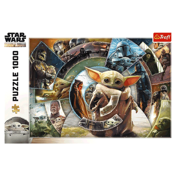 Puzzle Trefl The journey of Grogu (5900511109061) Numărul de piese: 1000, Vârsta recomandată: 12+ photo 2
